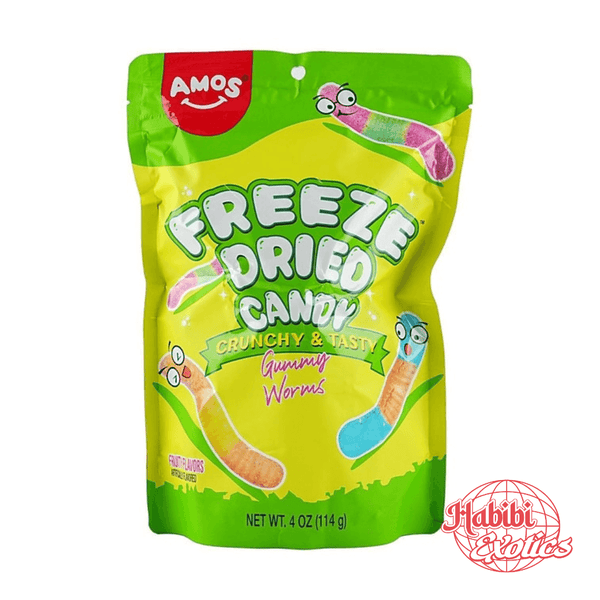 Amos Freeze Dried Gummy Worms