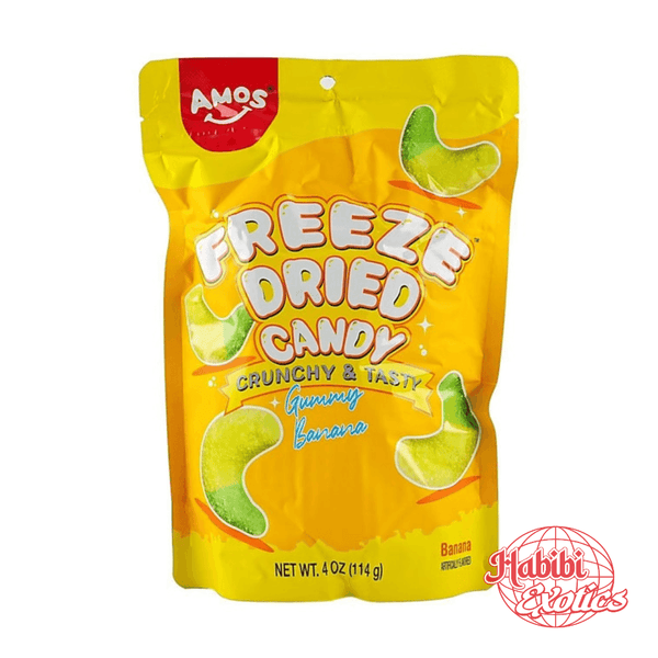 Amos Freeze Dried Banana Gummy Candy