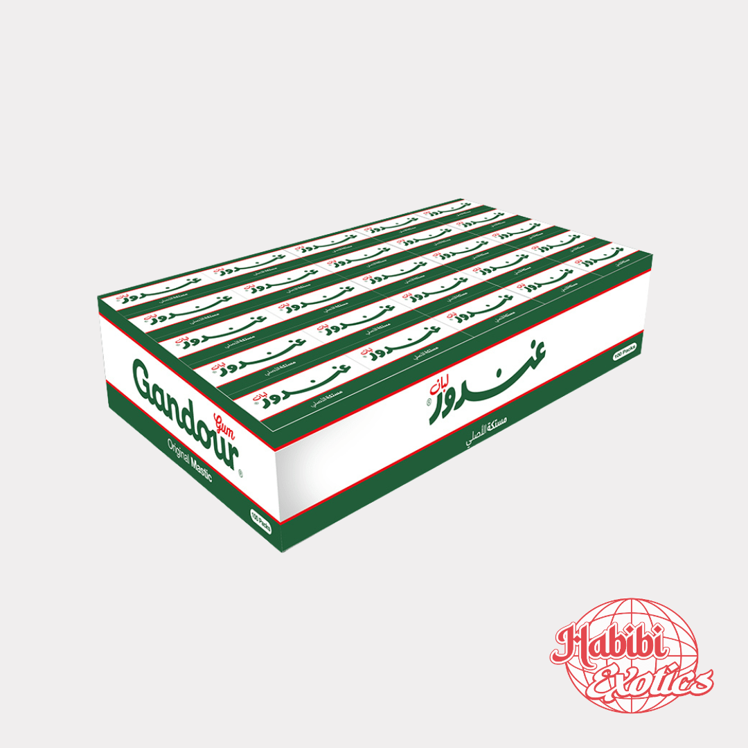 Ghandour Mastic Chewing Gum - Lebanon Box of 75 x 2 - Habibi Exotics