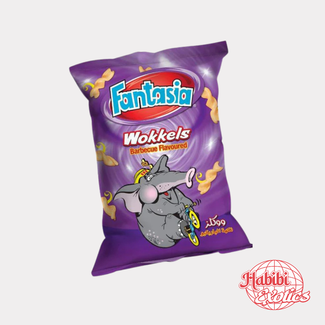 Fantasia Wokkels Barbecue Flavored Chips 80G - Lebanon