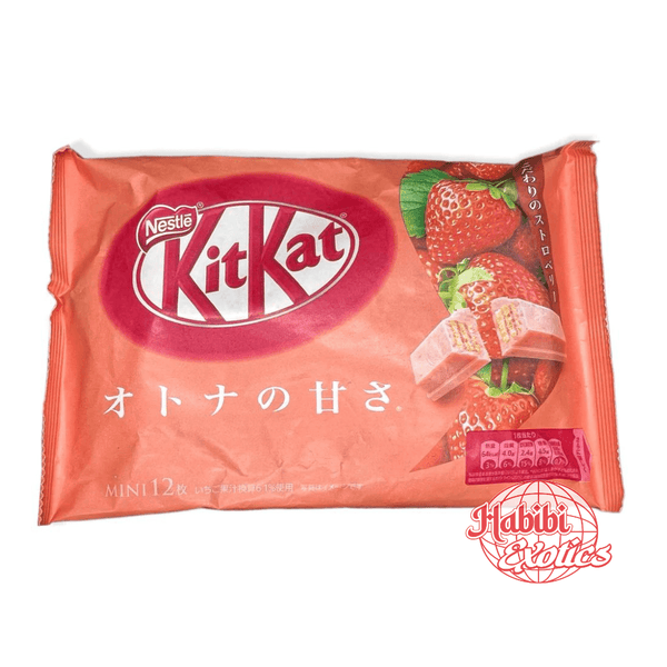 kitkat mini strawberry chocolate pieces