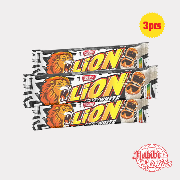 Lion Black & White Chocolate Bar  - Germany Pack of 3