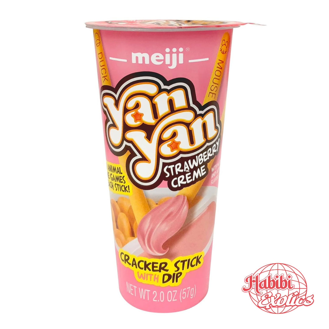 Meji Yan Yan Strawberry Creme Cracker