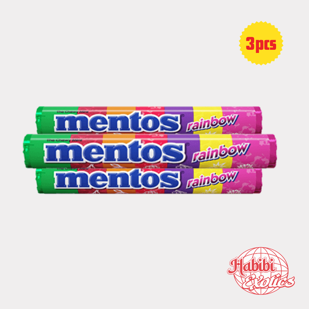Mentos Rainbow Mix - Netherlands Pack of 3 - Habibi Exotics