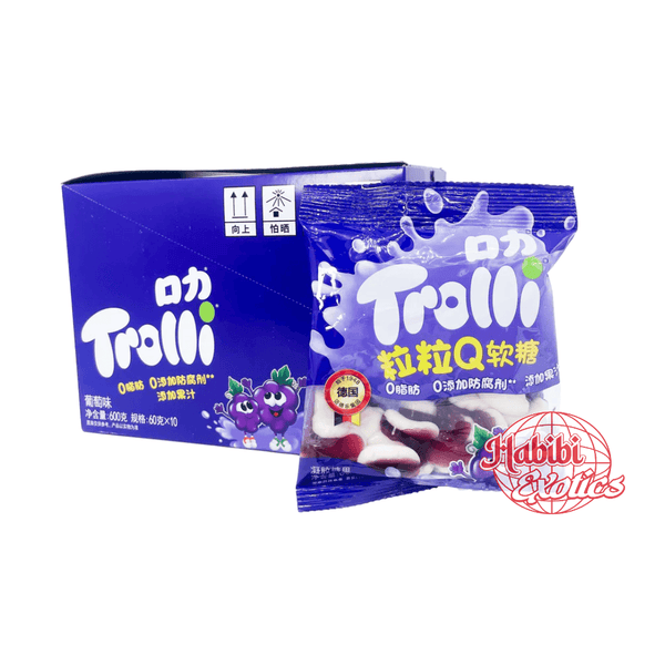 Trolli grape gummy