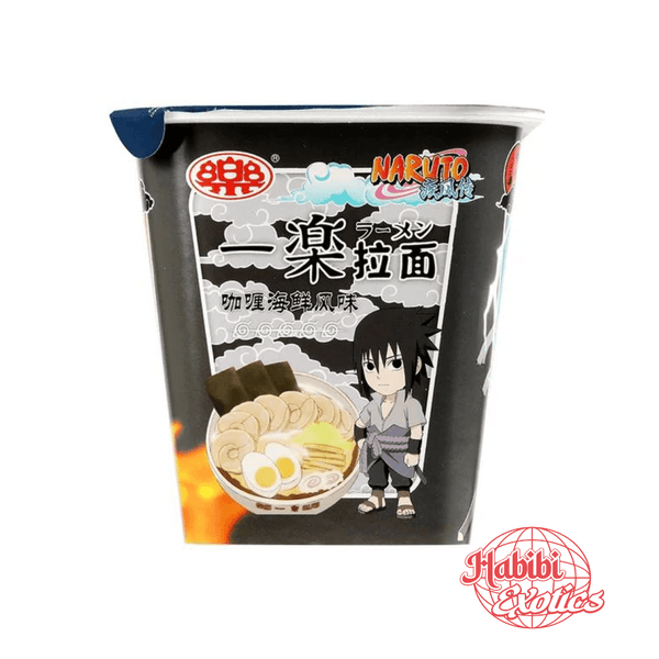 Yile Noodles - Square Naruto Cup Instant Noodles 100g Curry Seafood